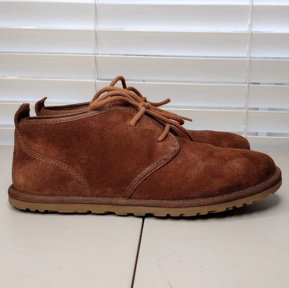 UGG Maksim Men's Brown Suede Business Casual Lace Up Ankle Chukka Boots Sz 7